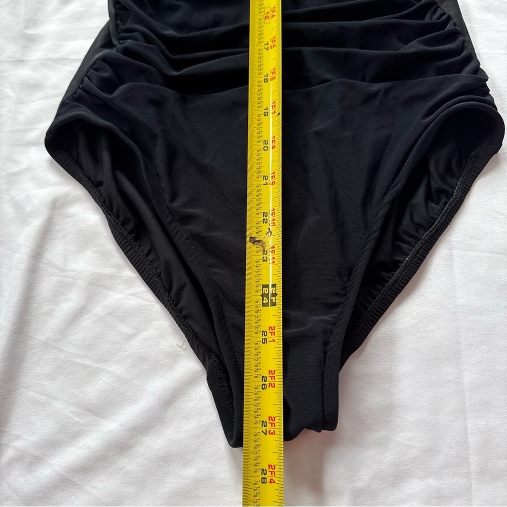New! Magicsuit Black Halter Neck One-Piece Swimsuit Size 8 25077 - Picture 10 of 11